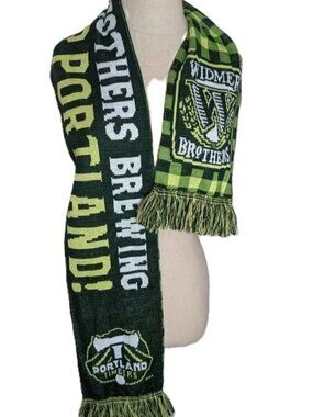 Portland Timbers Soccer Scarf MLS‎ Football Widmer Brewing Checkered